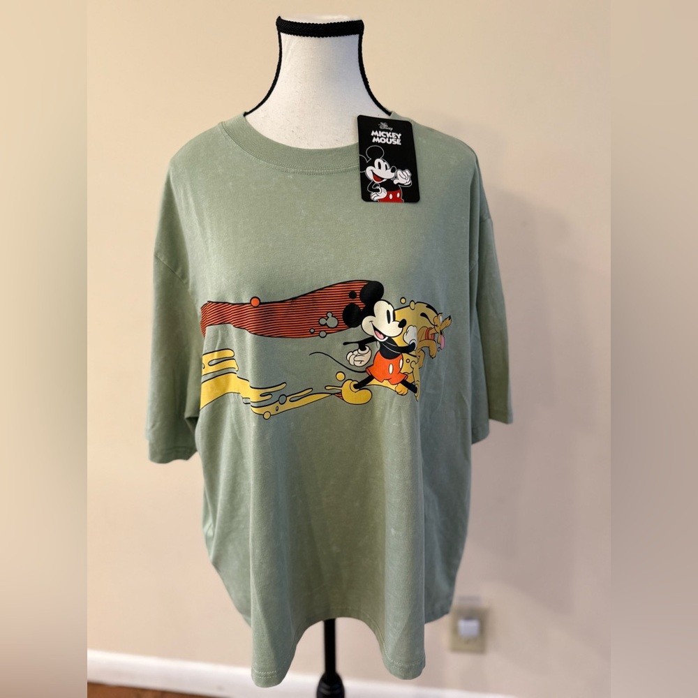 Disney Mickey and Pluto Short Sleeve T-shirt